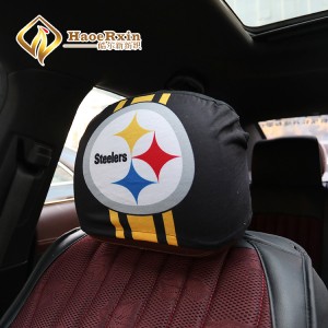 China manufacturer eco friendly customized country custom car headrest covers