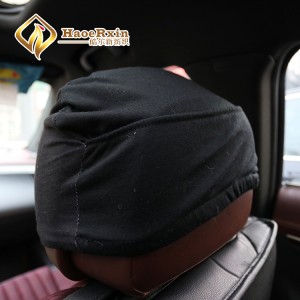 Hot selling custom made decoration country advertising car headrest cover