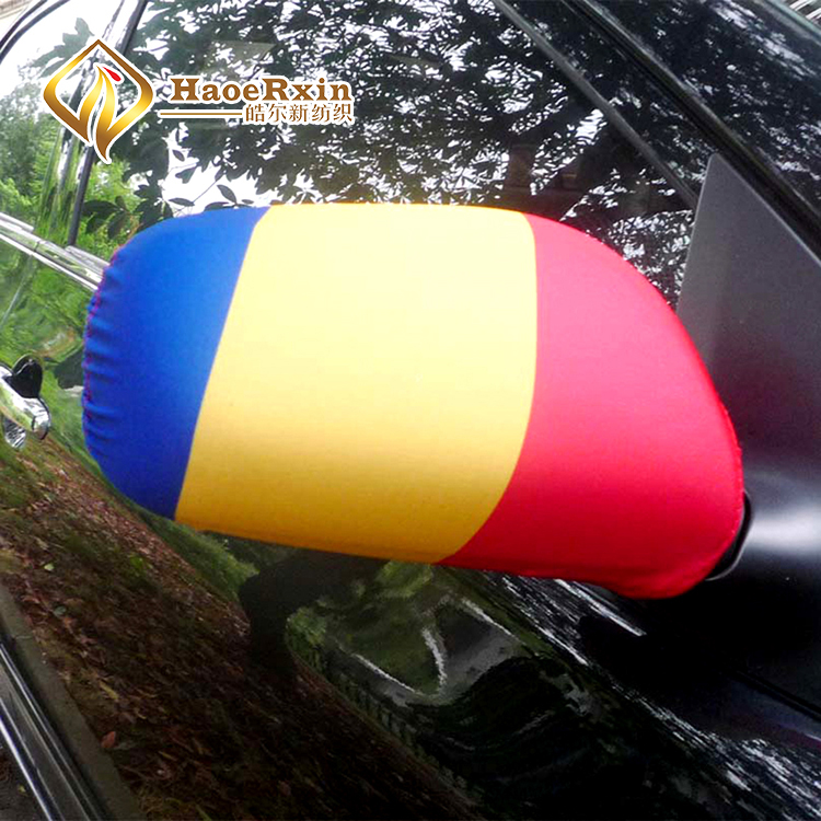 Hot sale Romania Portuguesa Serbia Sweden personalized gift advertising custom car rear view mirror flag