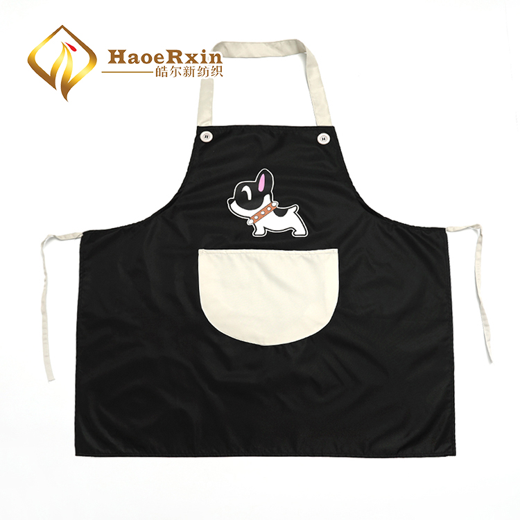 New pattern cheap wholesale custom logo durable waterproof kitchen pet grooming apron for dog cat