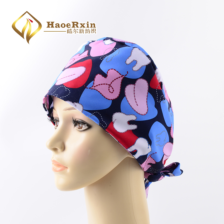 Customized wholesale adjustable headscarf women lady man nurse doctor chef waiter cap turban